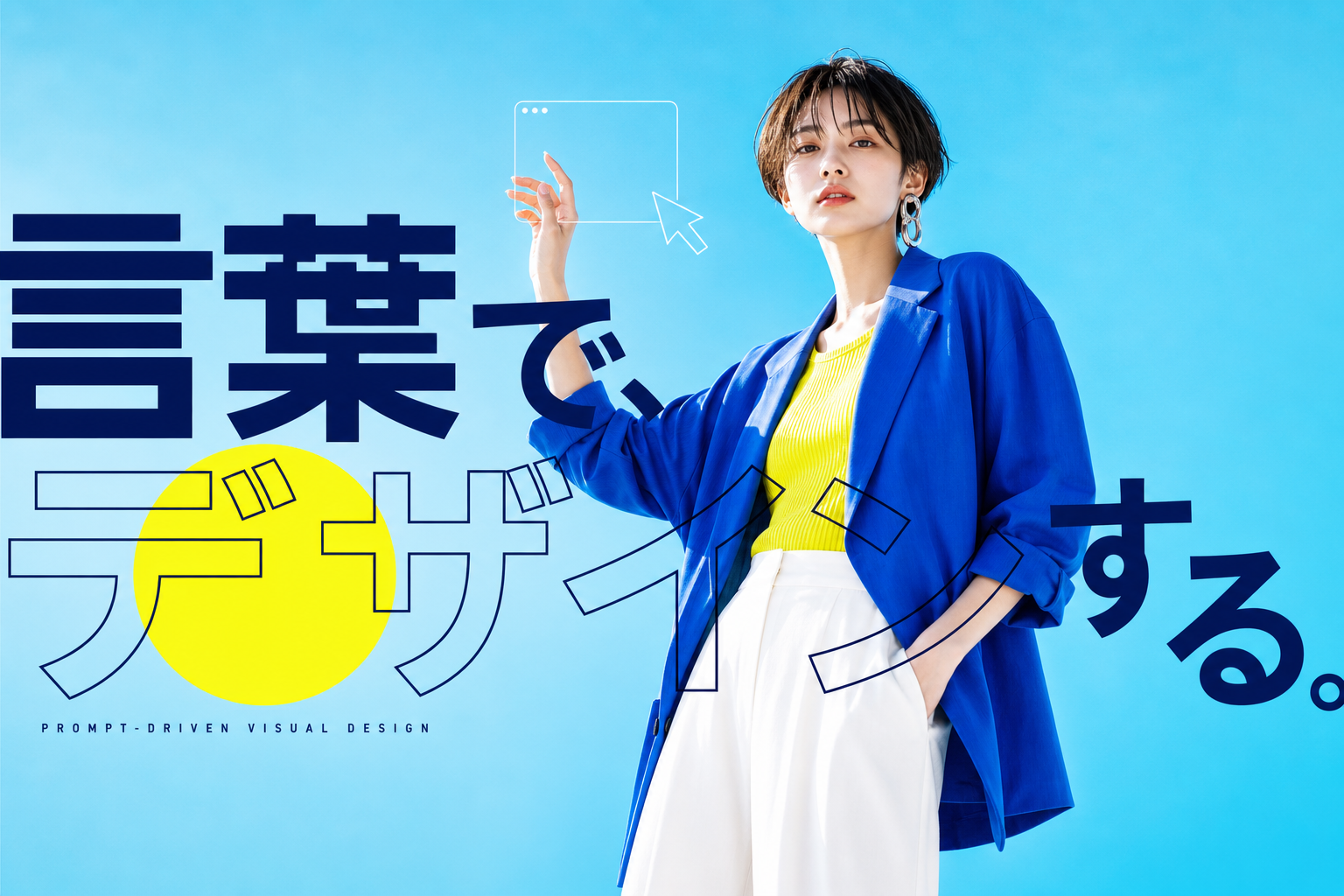 「二段構えプロンプト」でAI画像の質は変わる — Webヒーロー画像を1回の生成で仕上げた実践記