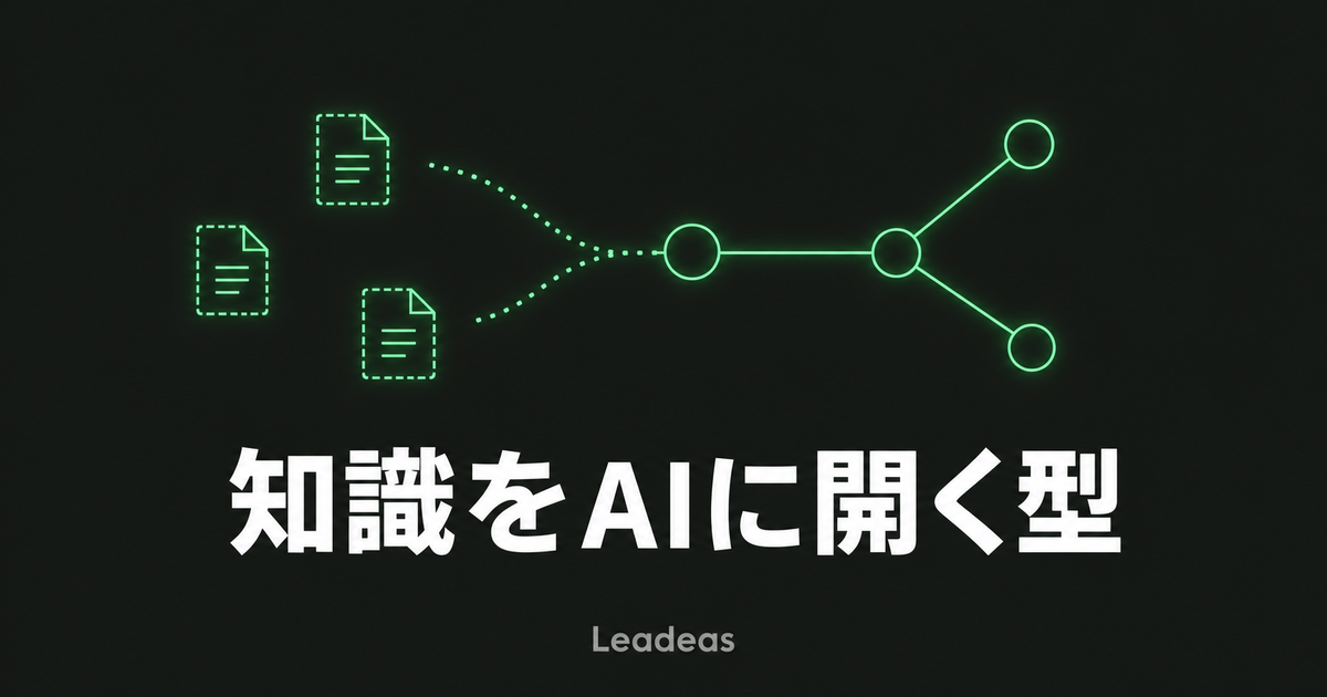 組織の知識をAIエージェントに開く型——Google Cloud「Open Knowledge Format(OKF)」が示したMarkdown設計